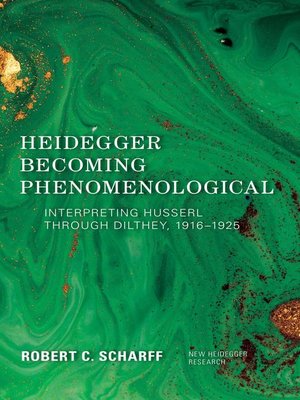 cover image of Heidegger Becoming Phenomenological